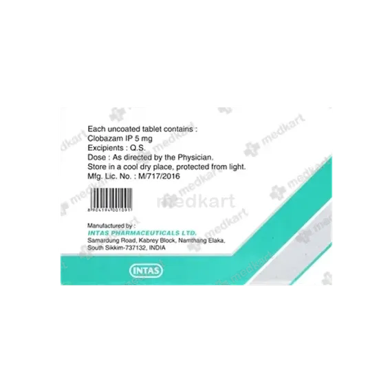 cloba 5mg tablet 15's